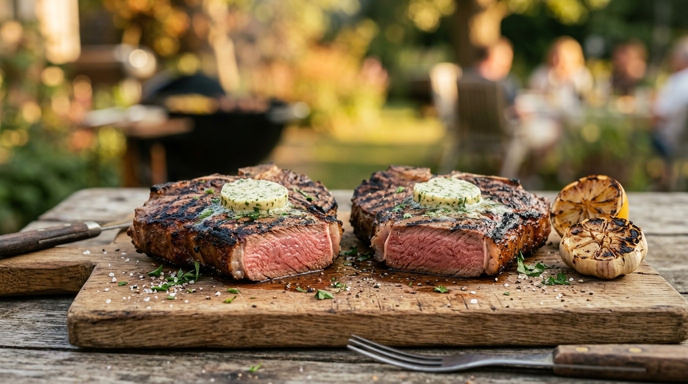 T-Bone Steaks Voor de Barbecue
