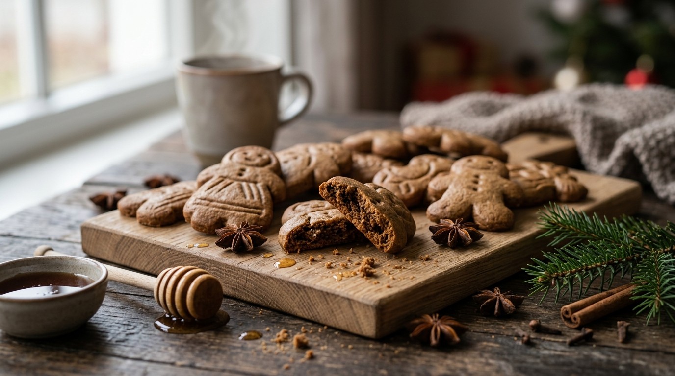 Taaitaai met Honing, Siroop en Koekkruiden