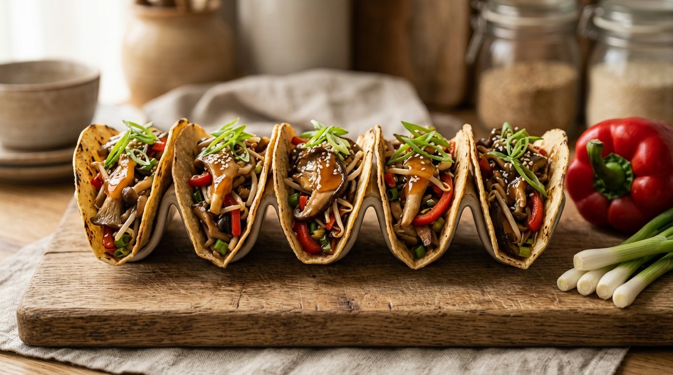 Taco's met Oosterse Groenten