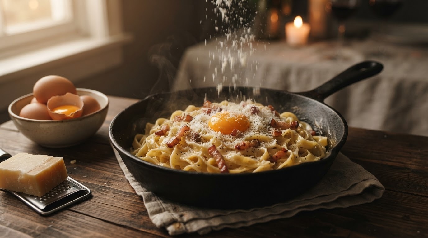 Tagliatelle Carbonara recept Tagliatelle Carbonara recept