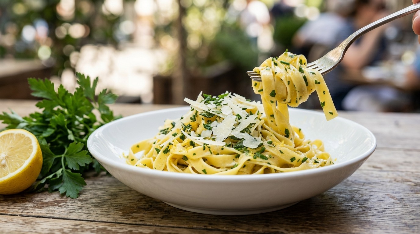 Tagliatelle met Boter en Verse Kruiden