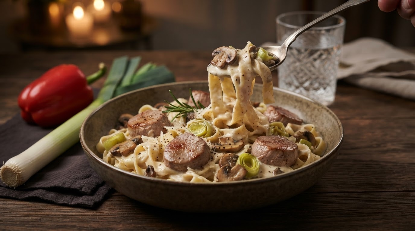 Tagliatelle met Roomsaus recept Tagliatelle met Roomsaus recept