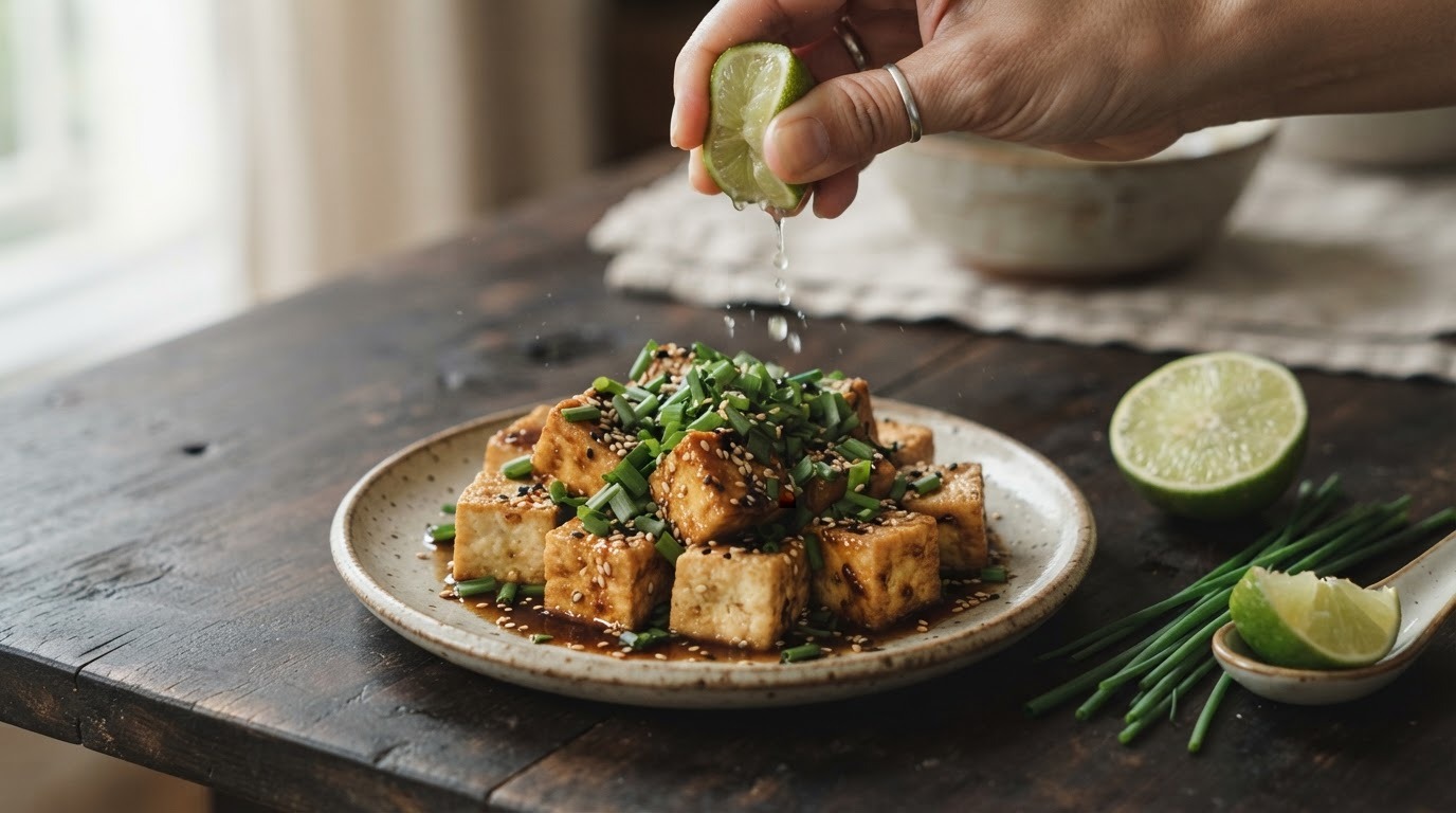 Tahoe Dengan Daun Bawang (tahoe met Bieslook)