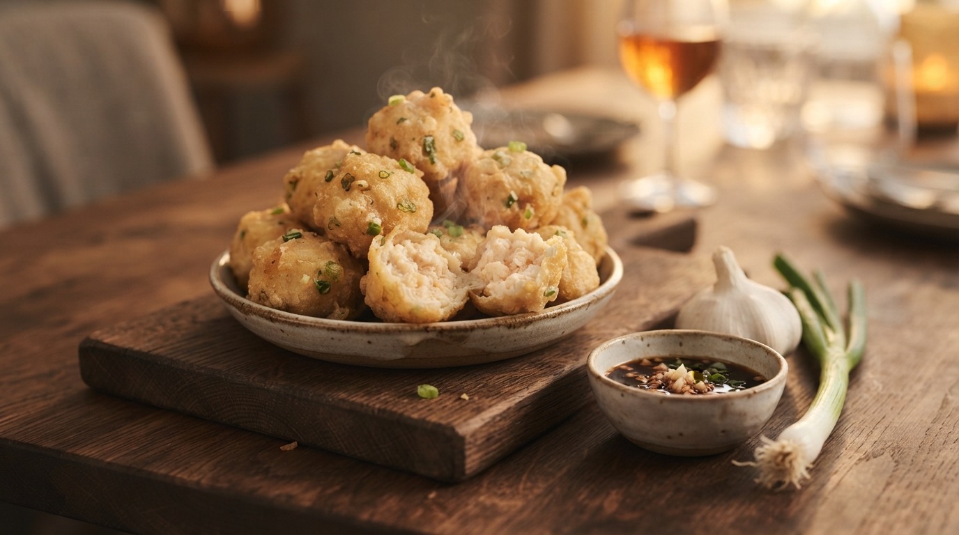 Tahu/Garnalenballetjes