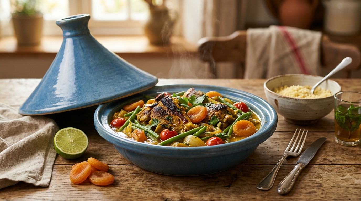 Tajine Lamsvlees met Sperzieboontjes