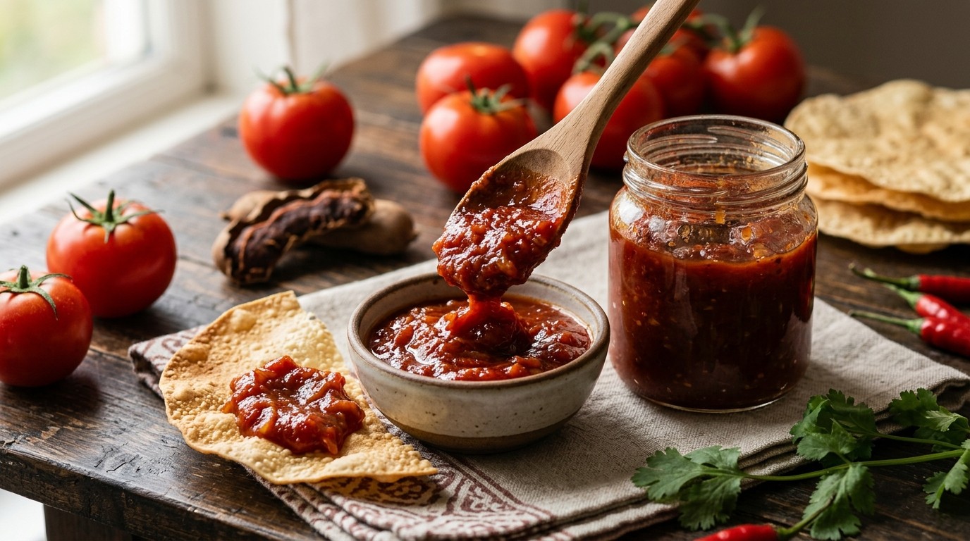 Tama tar Chatni (tomatenchutney)