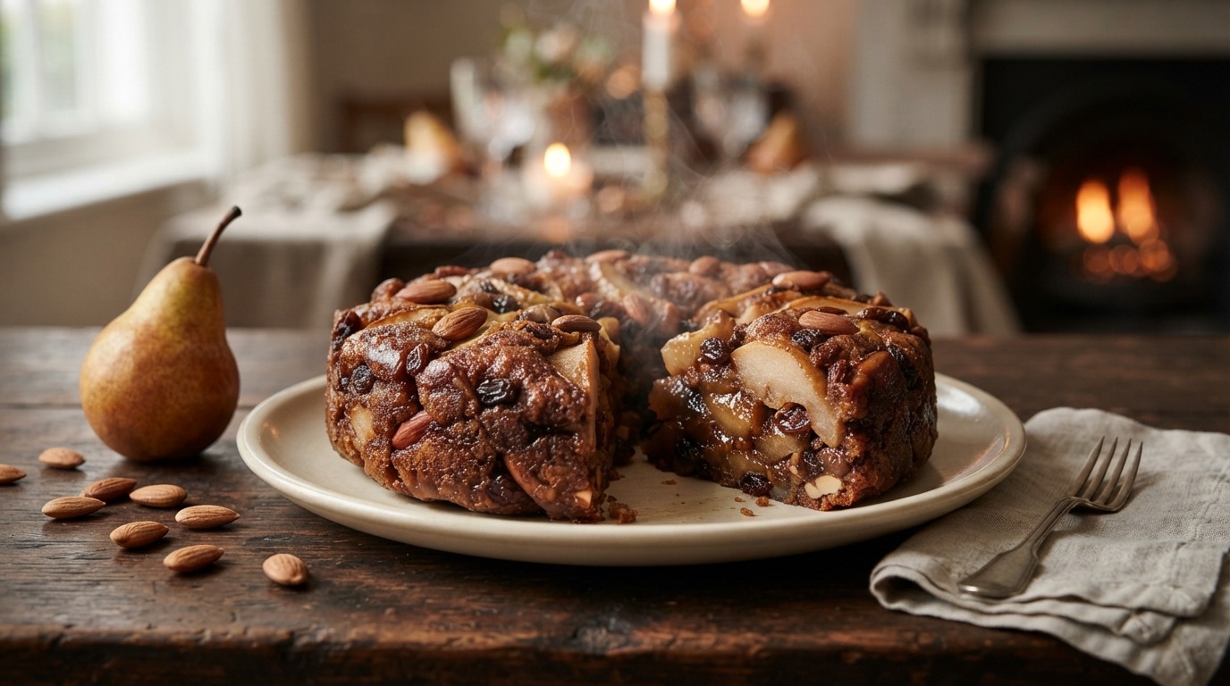 Tante Rie Selderslaghs-Agsteribbe's Perenkoekel (kugel met Peren)