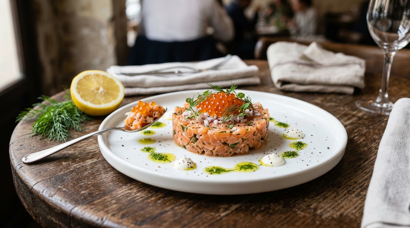 Tartaar van Zalmkaviaar recept Tartaar van Zalmkaviaar recept