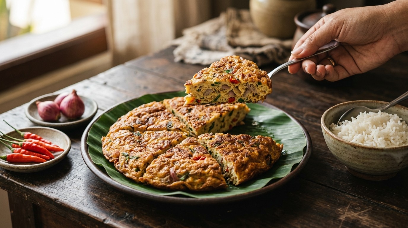 Telor Dadar ( recept Telor Dadar ( recept