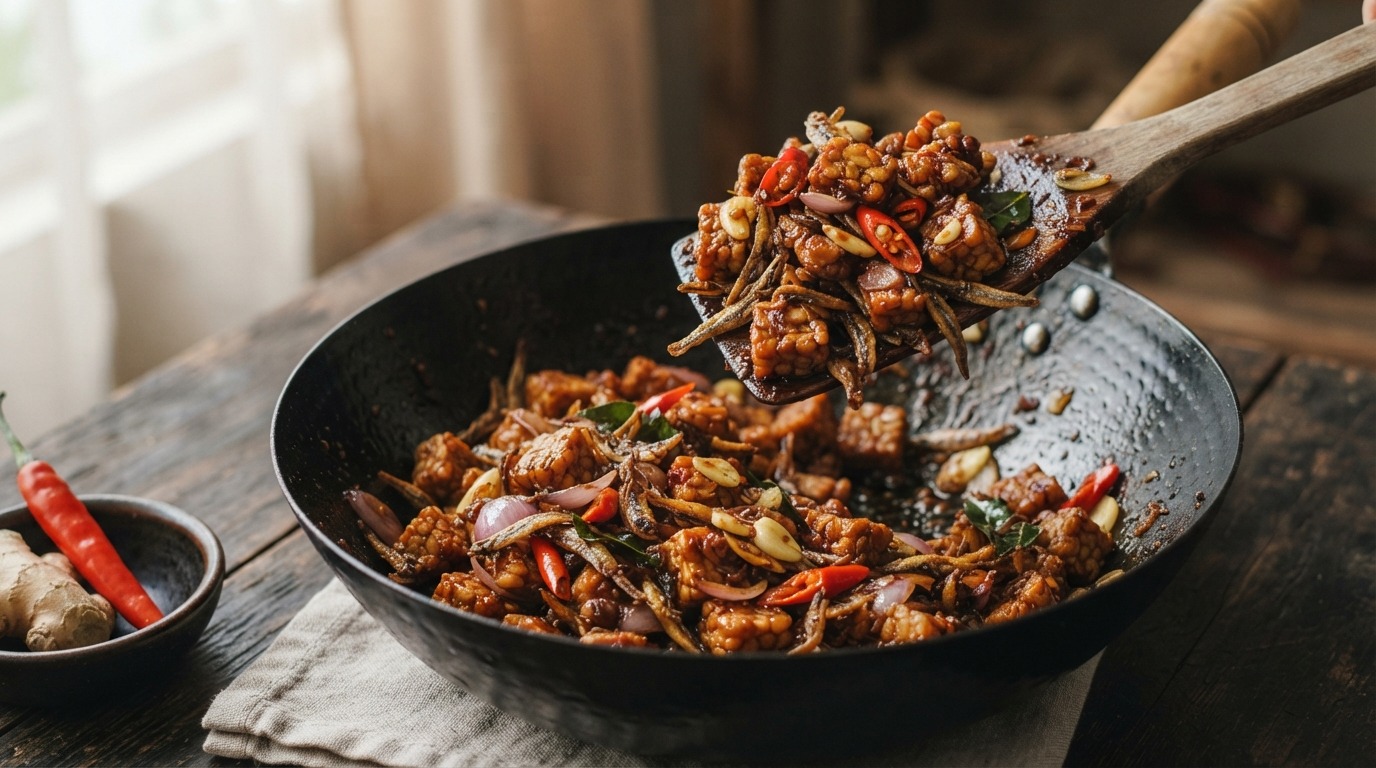 Tempeh Goreng Tjampoer
