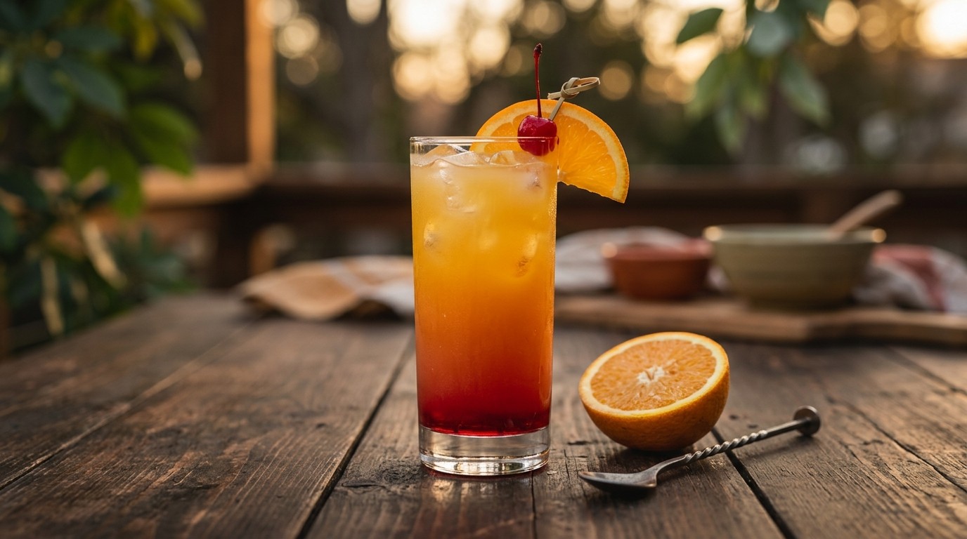 Tequila Sunrise recept Tequila Sunrise recept