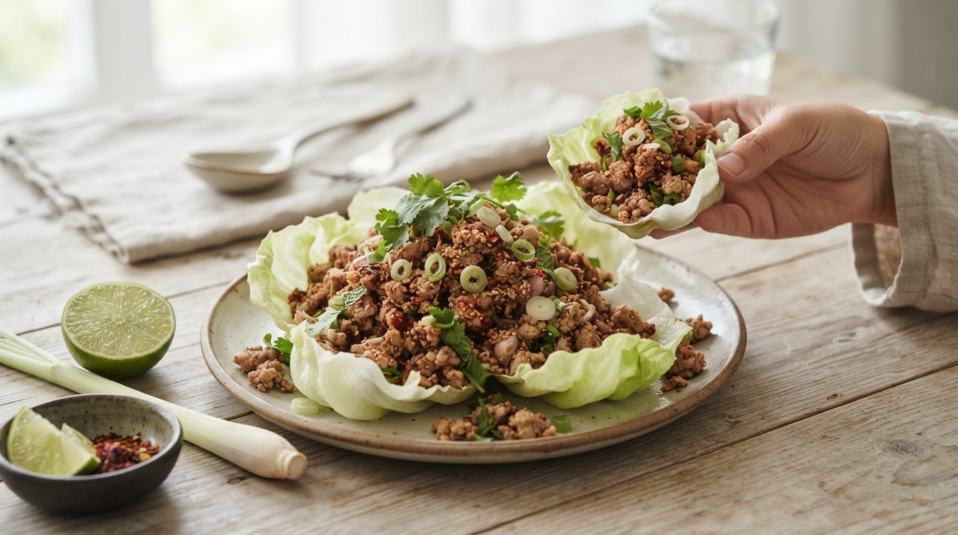 Thaise Gehaktsalade