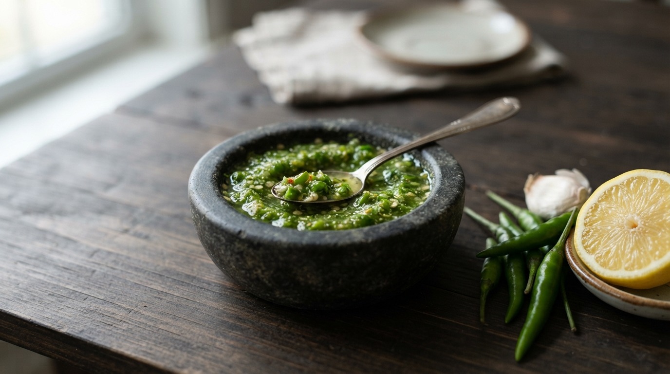 Thaise Groene Pepersaus