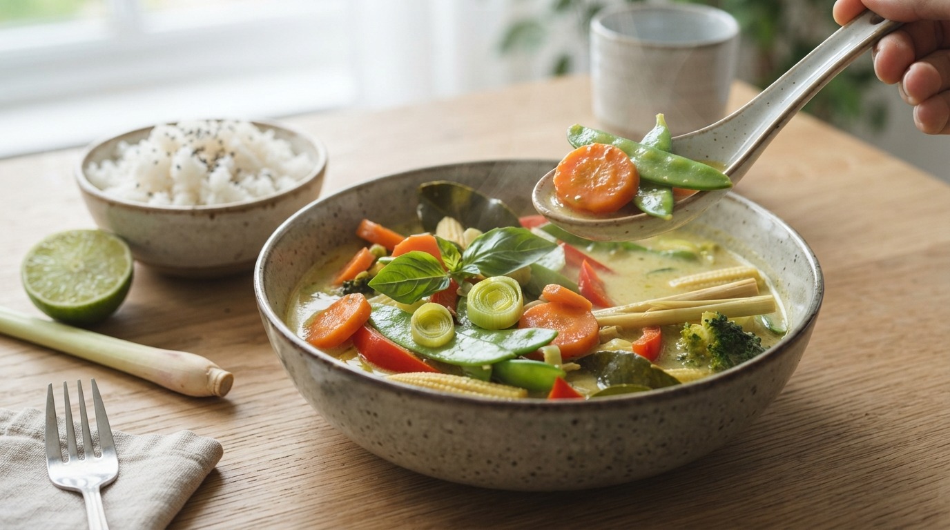 Thaise Groentencurry recept Thaise Groentencurry recept