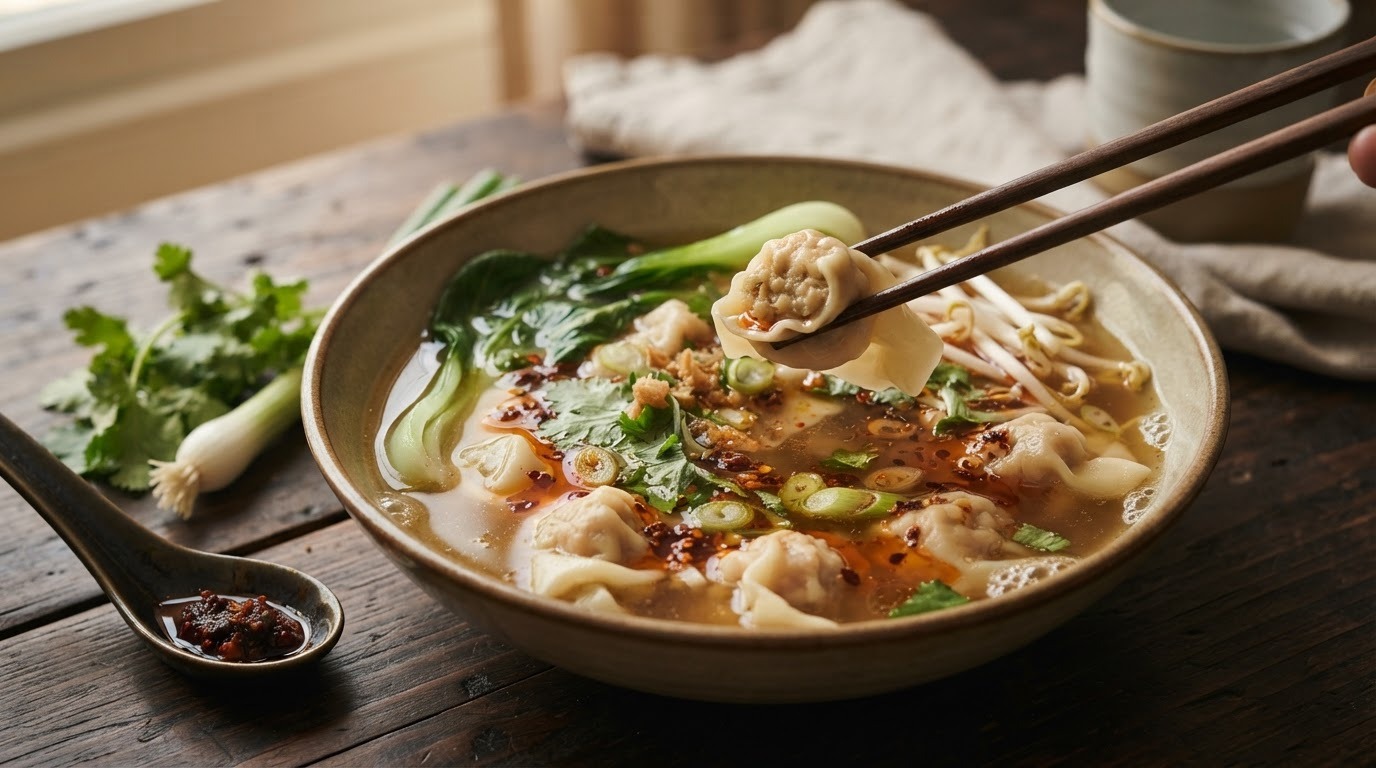 Thaise Wontonsoep