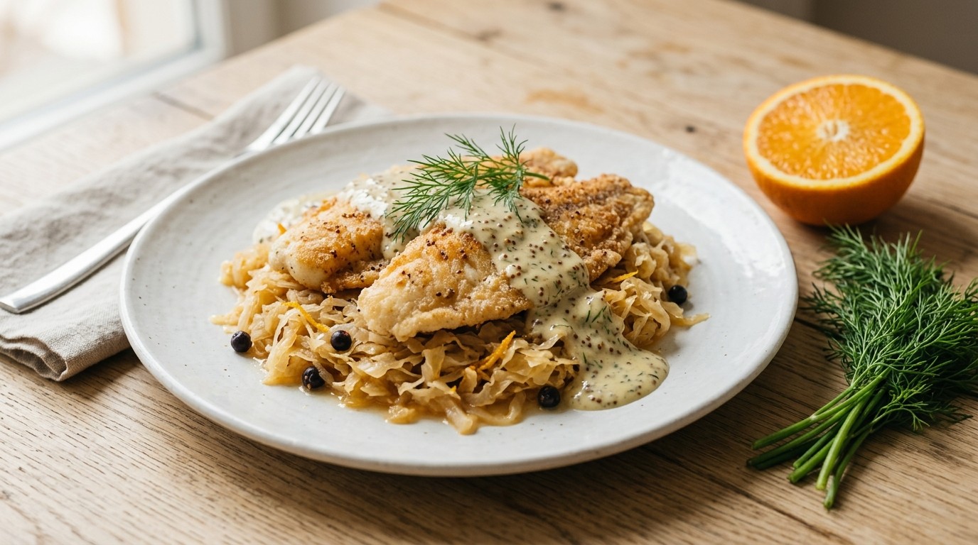 Tilapiafilet met Mosterdsaus recept Tilapiafilet met Mosterdsaus recept