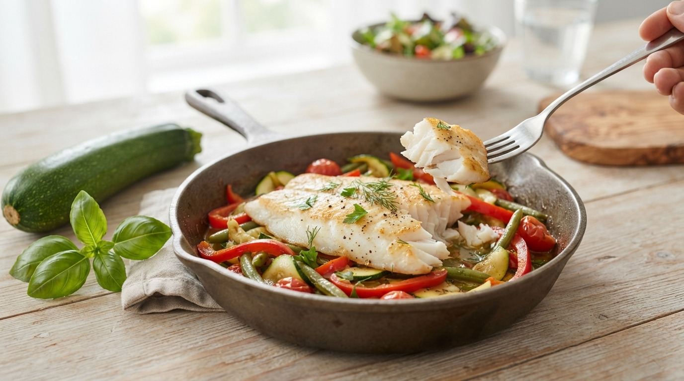 Tilapiafilet met Verse Groenten