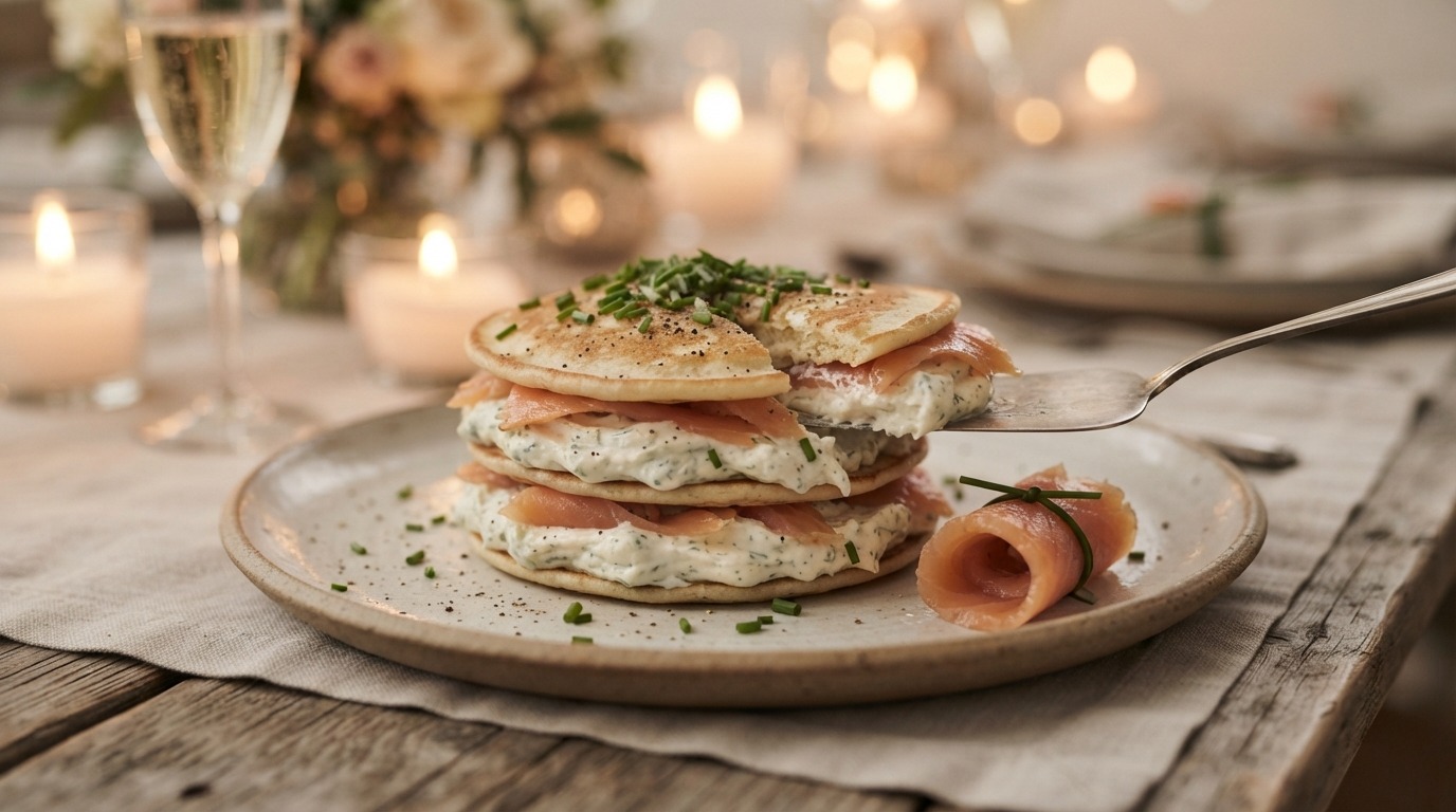 Tiramisu met 2 Soorten Zalm en Bieslook