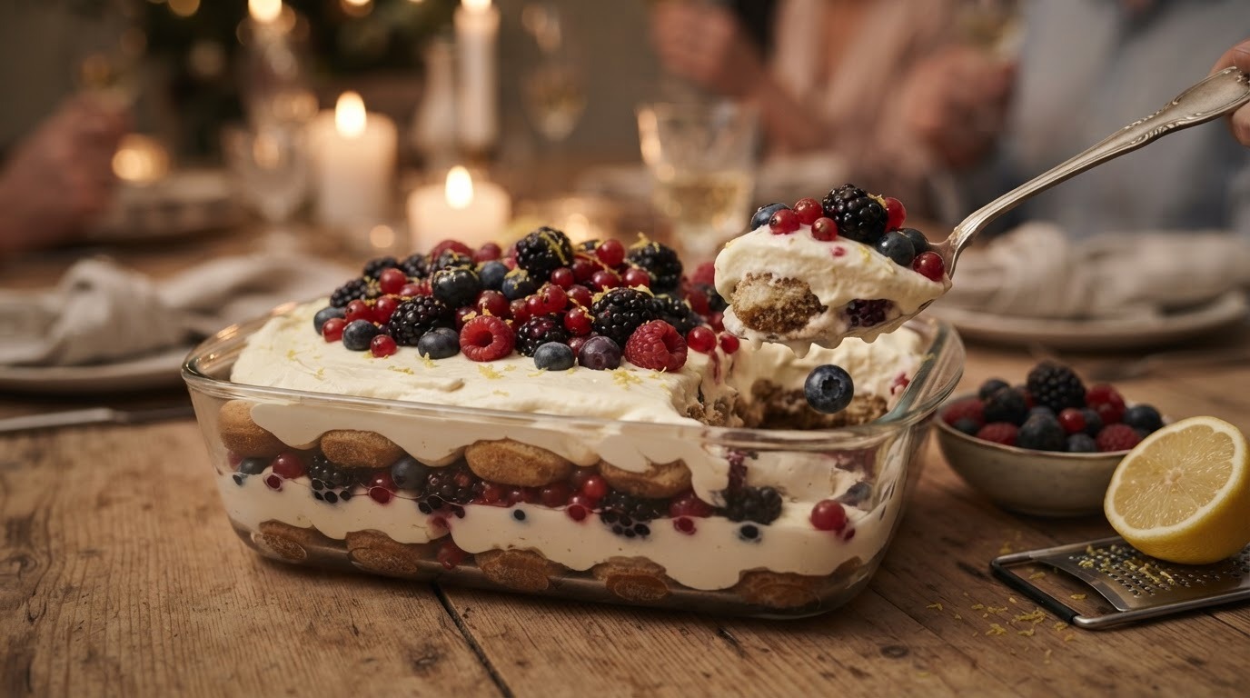 Tiramisu met Bosvruchten recept Tiramisu met Bosvruchten recept