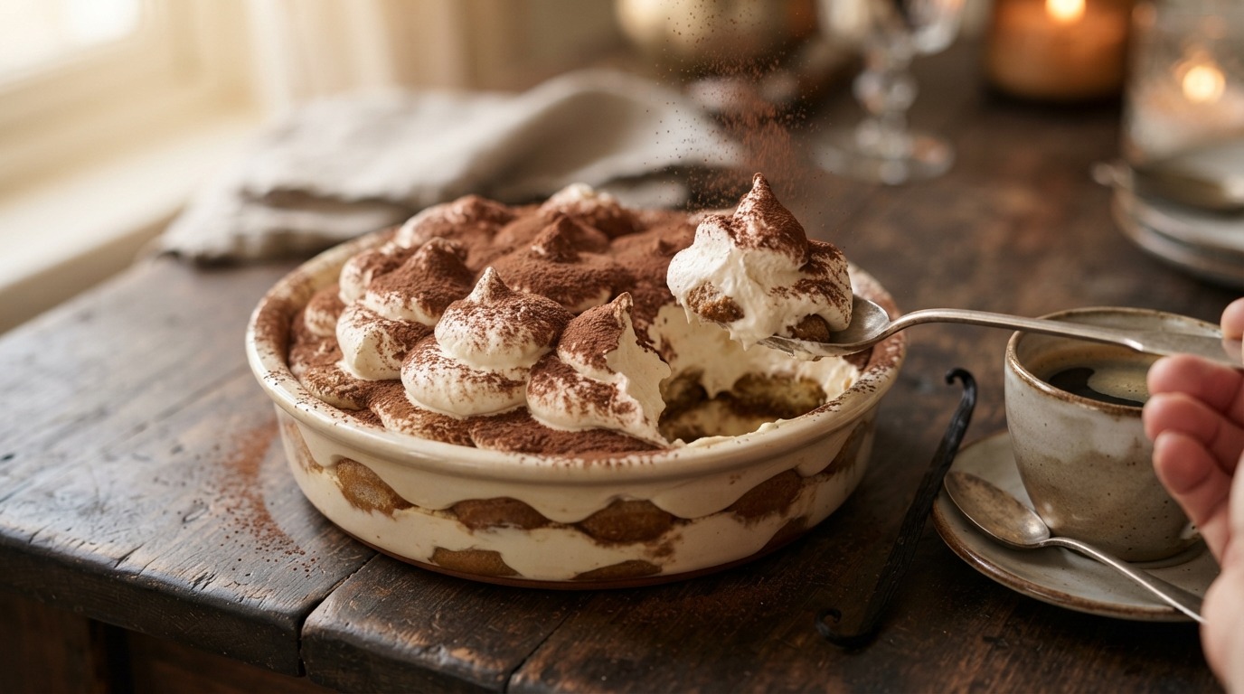 Tiramisu met Slagroom