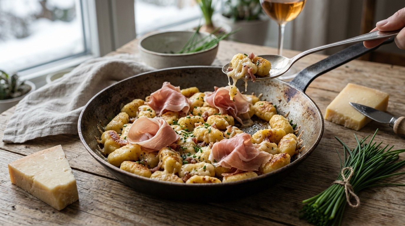 Tiroolse Kaasgnocci met ham