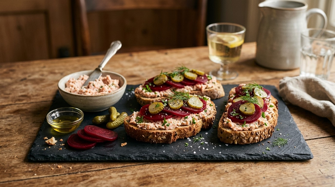 Toast met Forelrillette