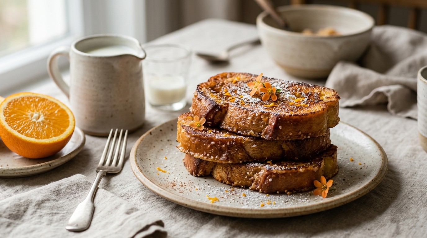 Toast met Oranjebloesemwater