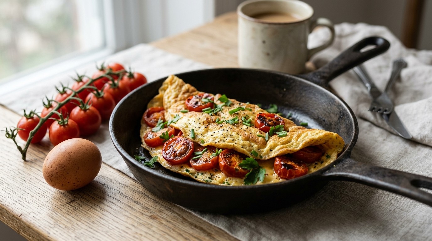 Tomaat Omelet