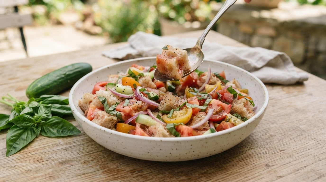 Tomaten-broodsalade recept Tomaten-broodsalade recept
