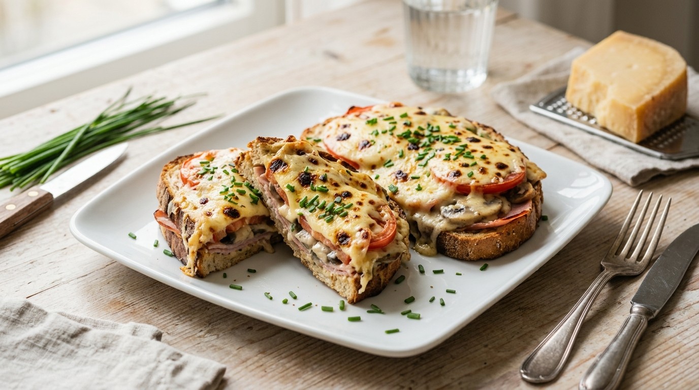 Tomaten- Champignontoast