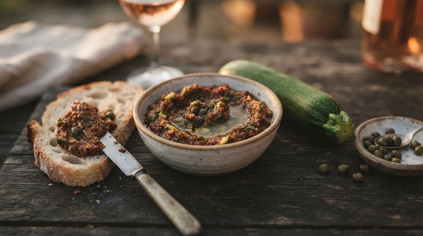 Tomaten-courgette Tapenade