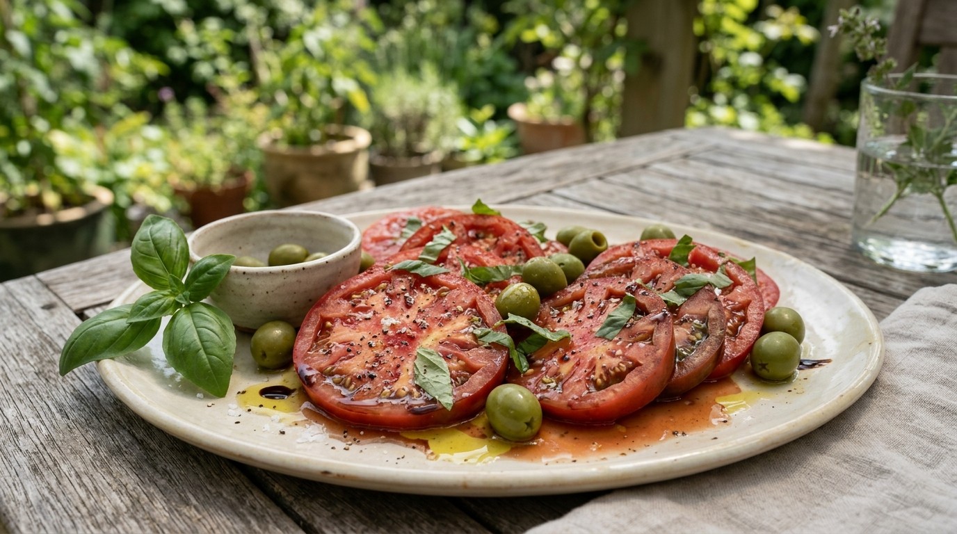 Tomaten met Groene Olijven recept Tomaten met Groene Olijven recept