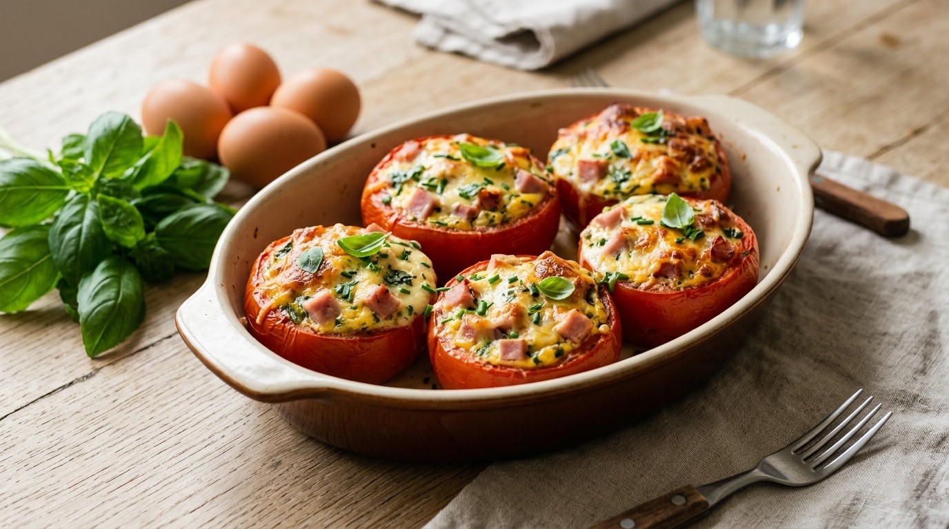Tomaten met Omeletvulling recept Tomaten met Omeletvulling recept