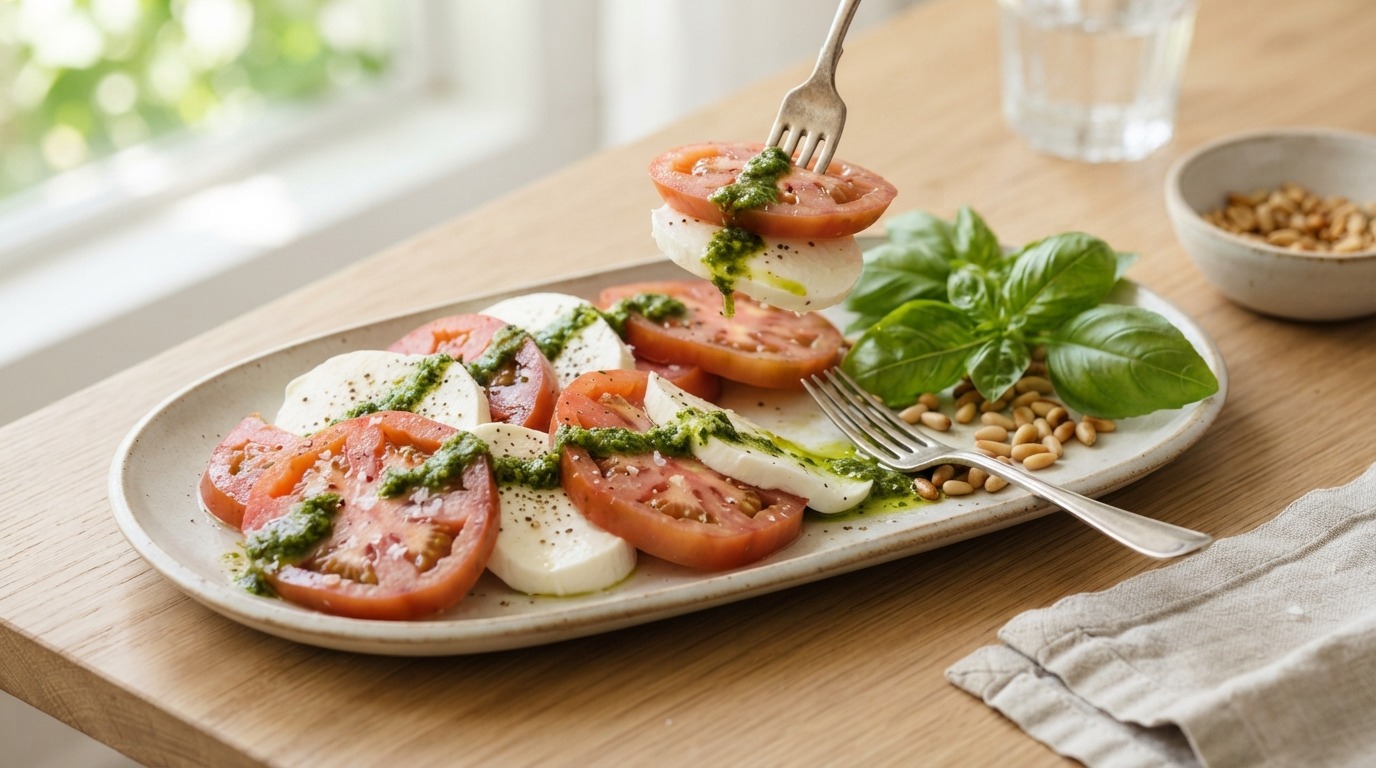 Tomaten-mozzarella Salade à la Margreet