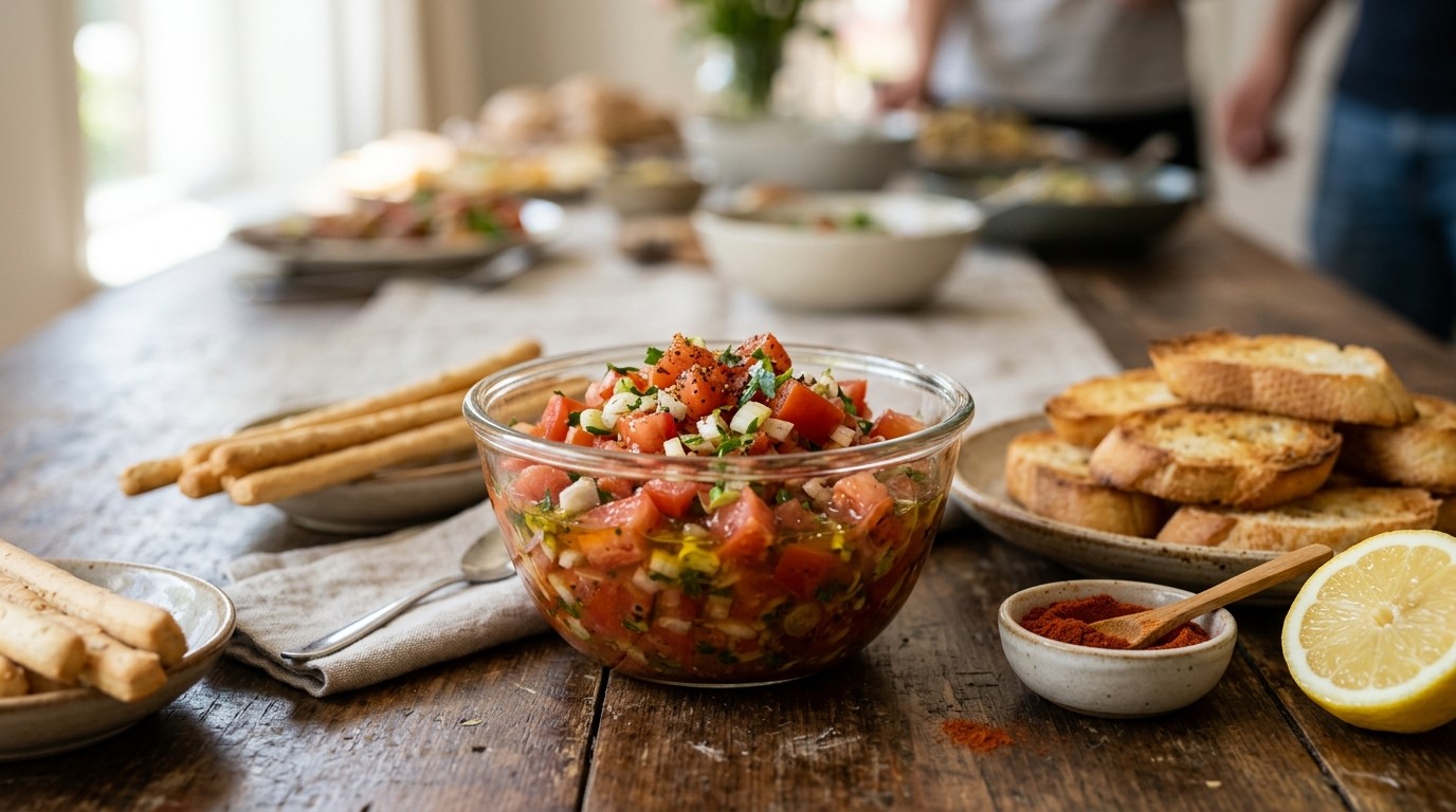 Tomaten-uiendip Voor Buffet recept Tomaten-uiendip Voor Buffet recept