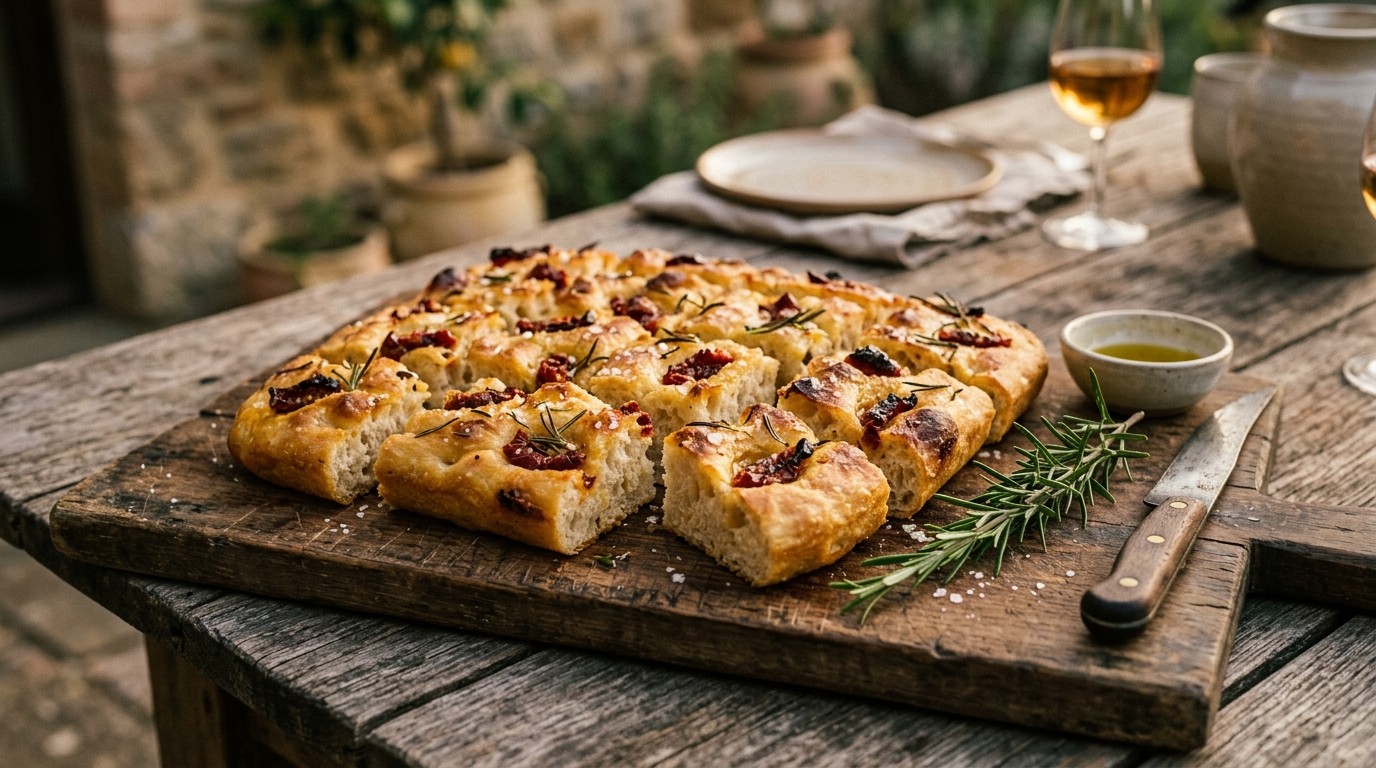 Tomatenfocaccia recept Tomatenfocaccia recept