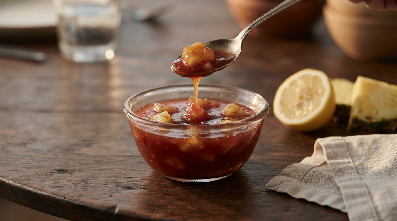 Tomatensaus met Ananas