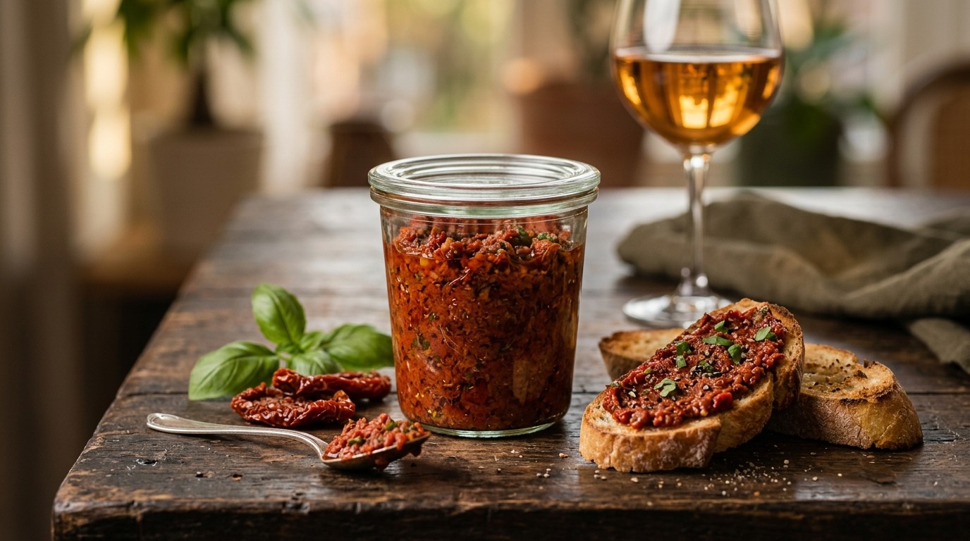 Tomatentapenade recept Tomatentapenade recept
