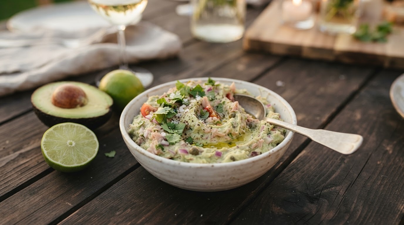 Tonijn-avocadotapenade recept Tonijn-avocadotapenade recept