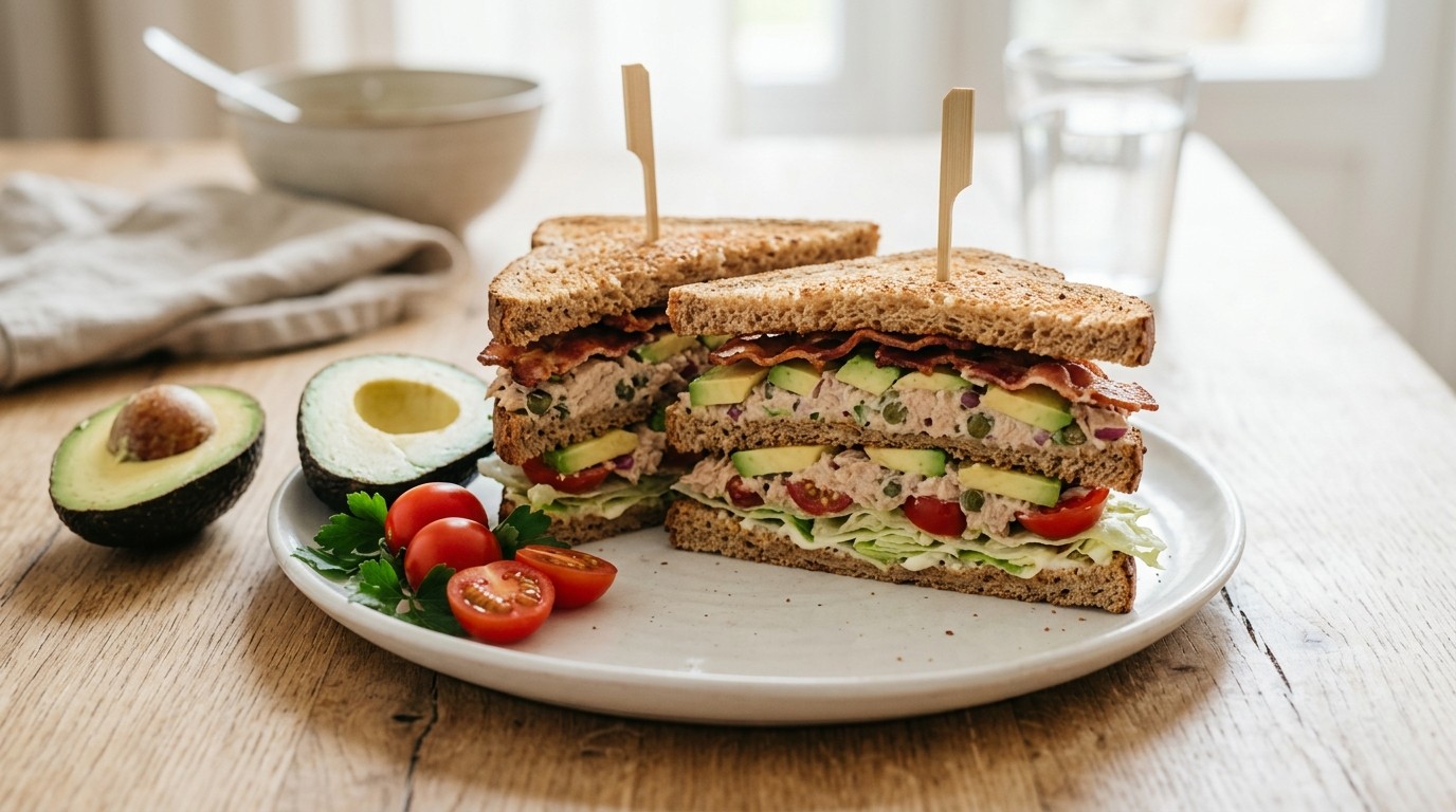 Tonijn-clubsandwich