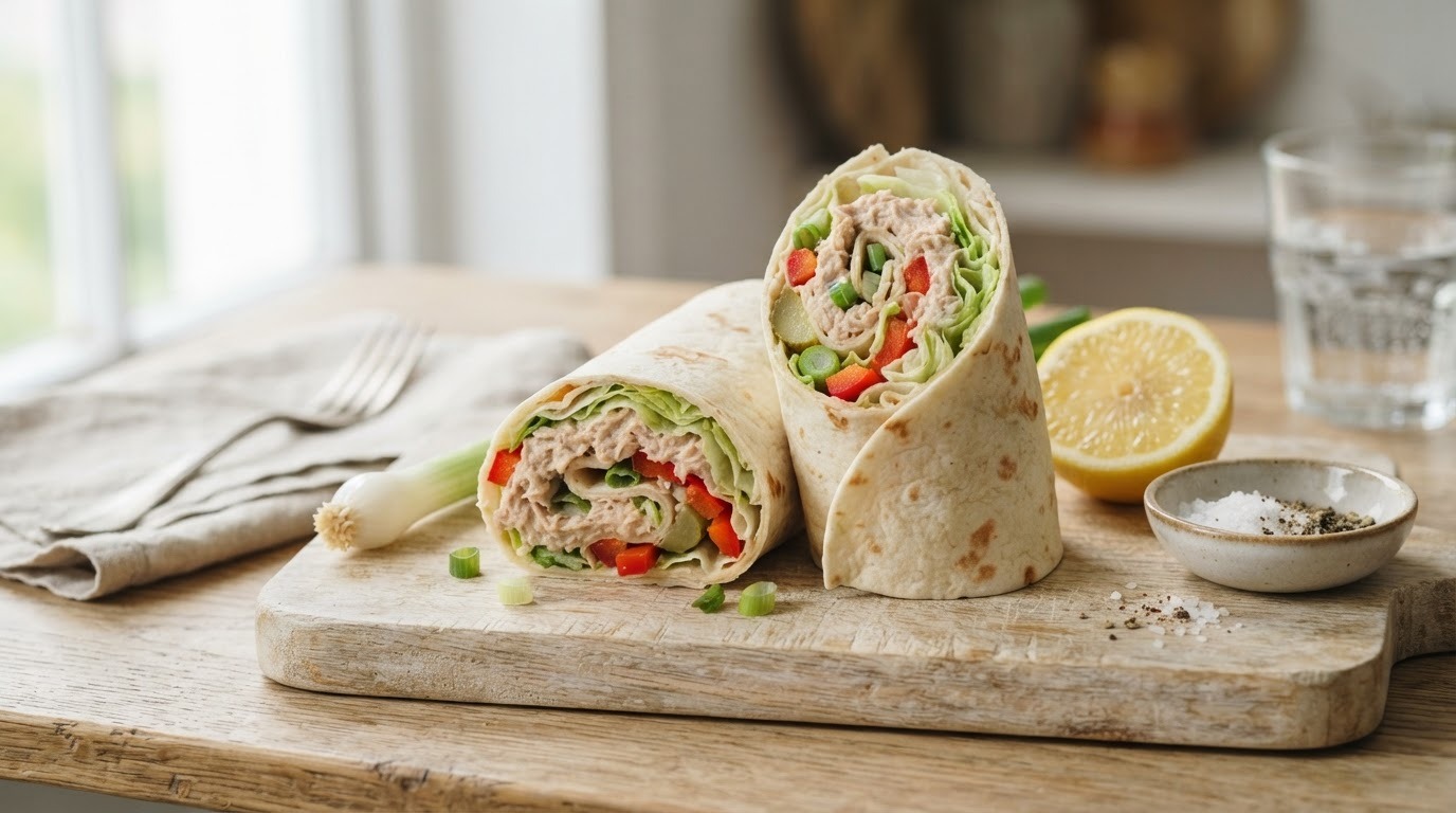 Tonijn Wrap recept Tonijn Wrap recept