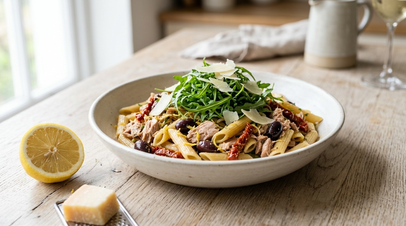 Tonijnpasta recept Tonijnpasta recept