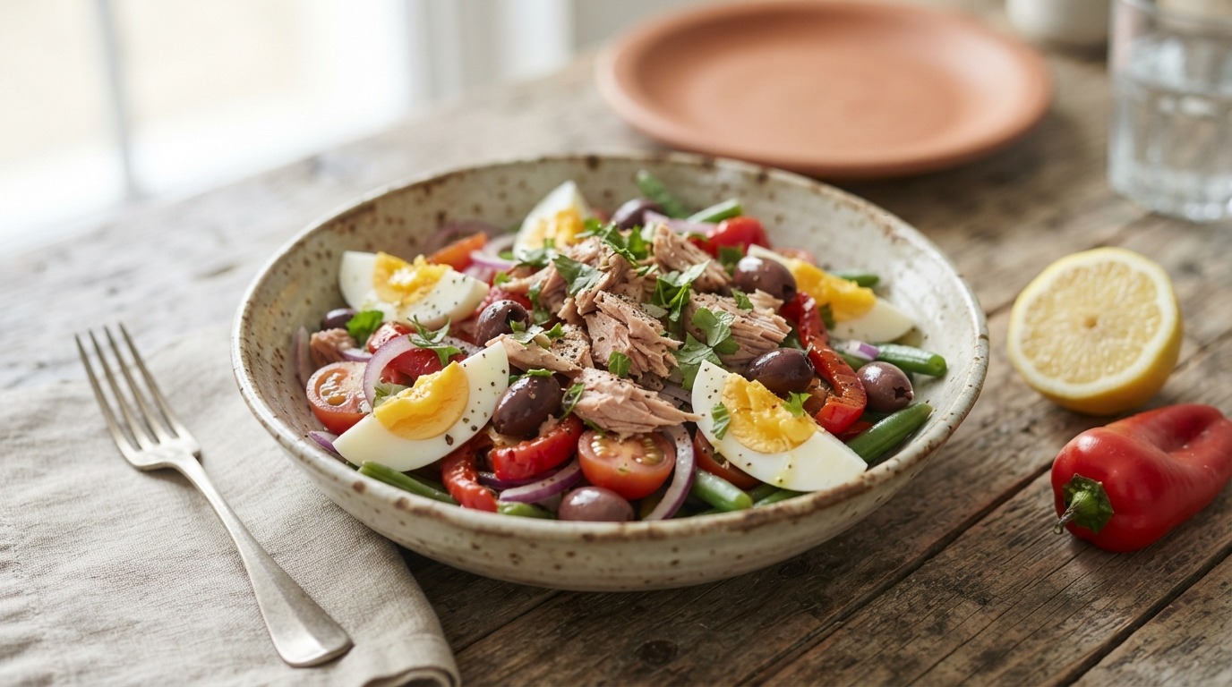 Tonijnsalade met Eieren