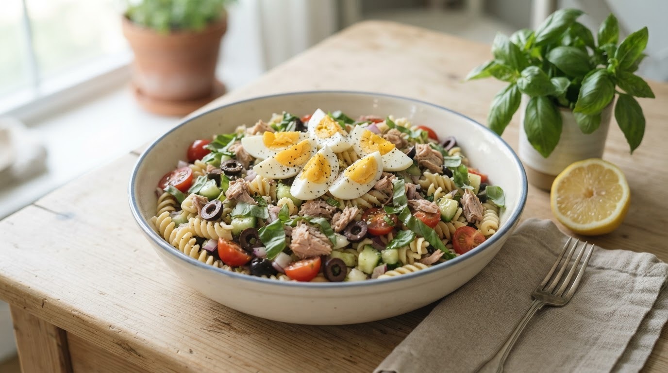 Tonijnsalade met Pasta