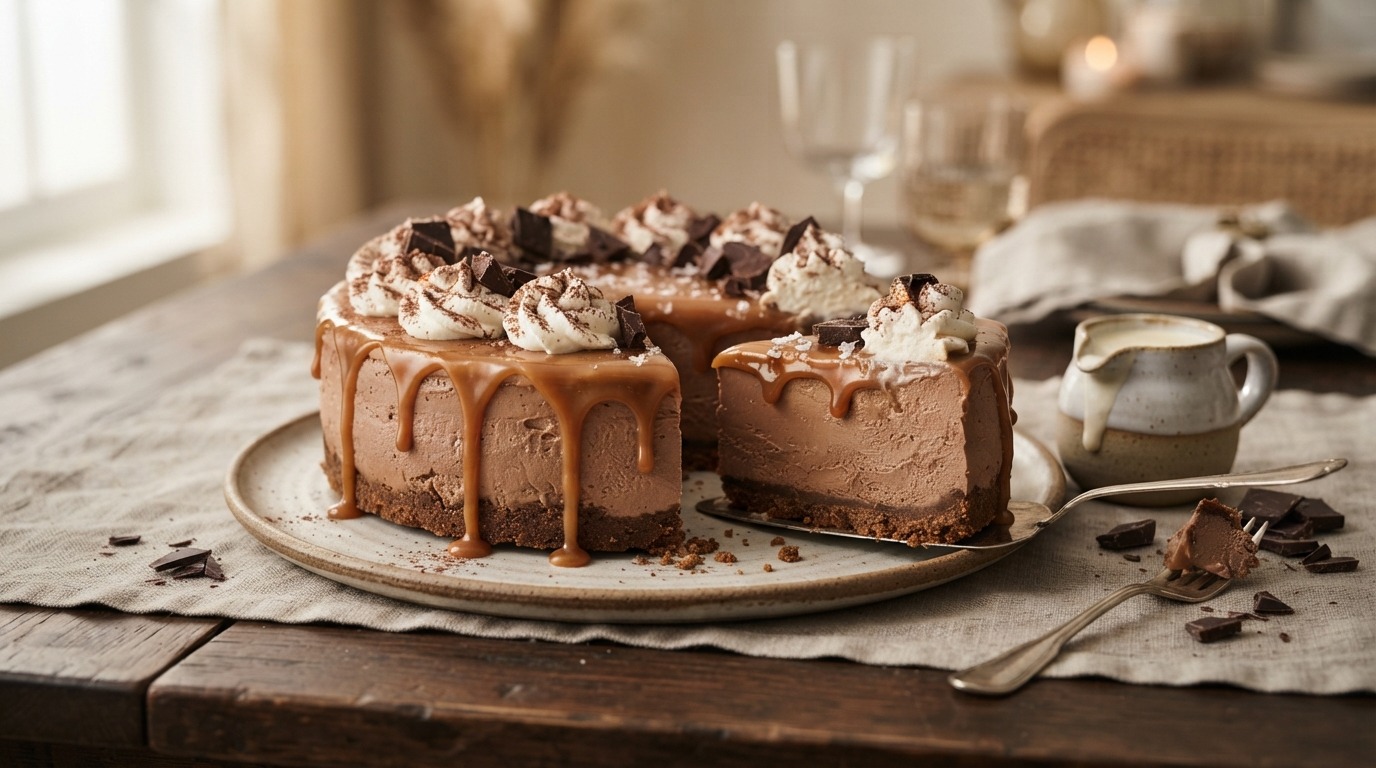 Tony's Karamel Zeezout Cheesecake