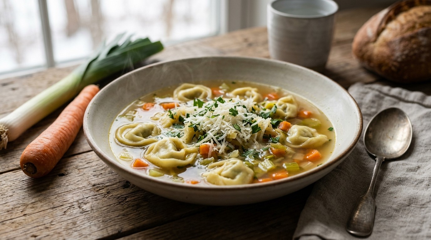 Tortellini Maaltijdsoep recept Tortellini Maaltijdsoep recept