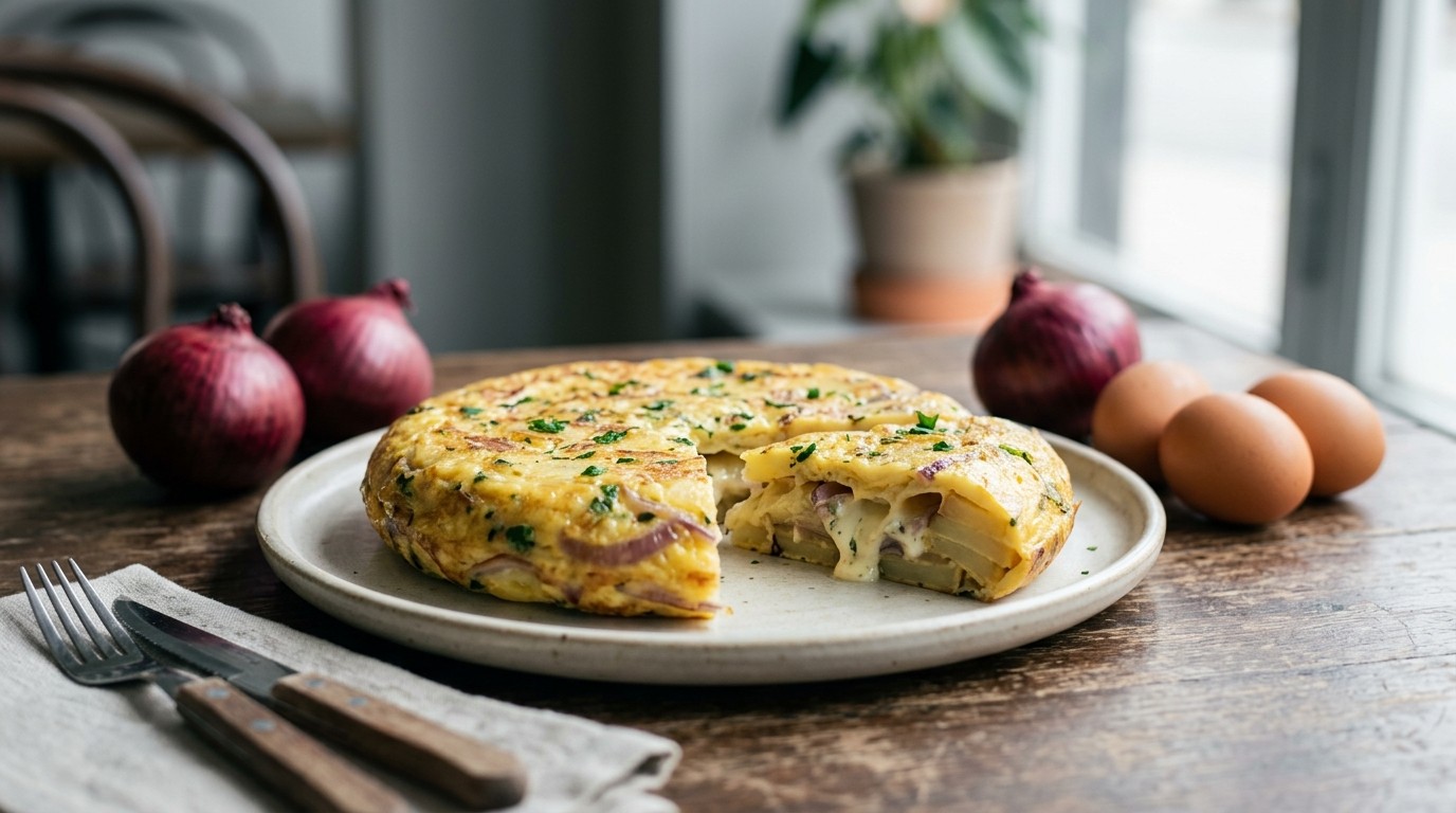 Tortilla met Boursin