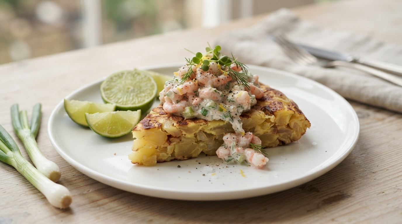 Tortilla met Garnalentartaar