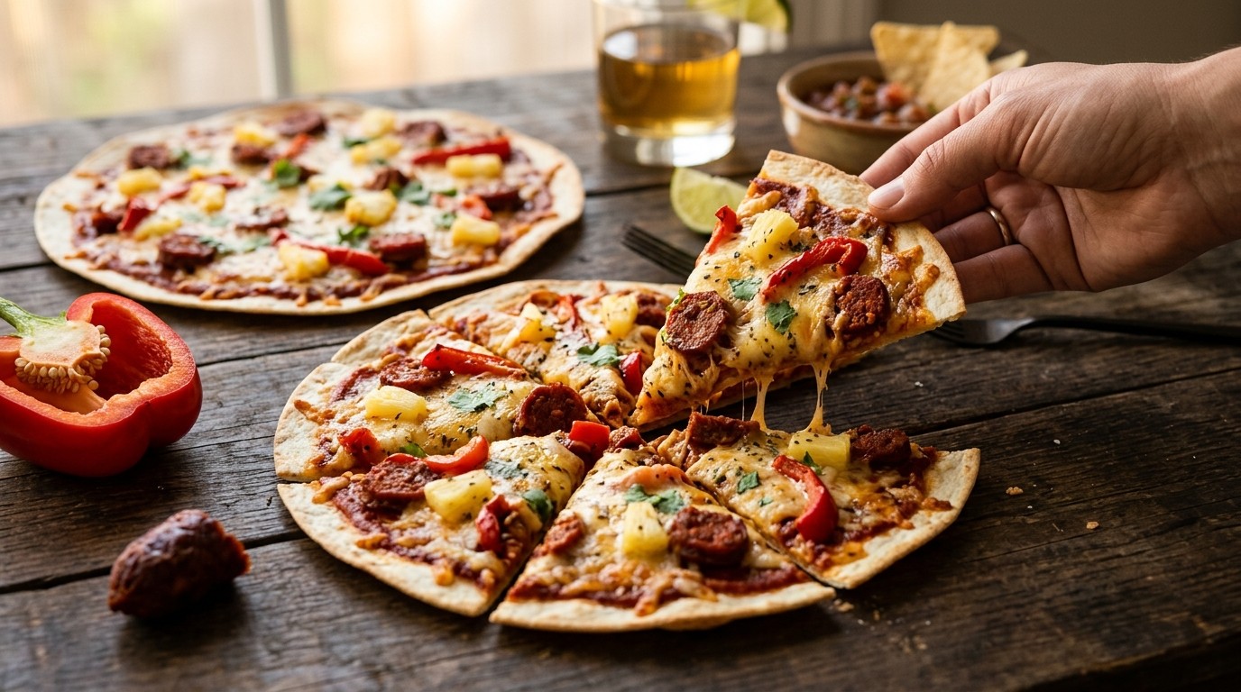 Tortillapizza's recept Tortillapizza's recept