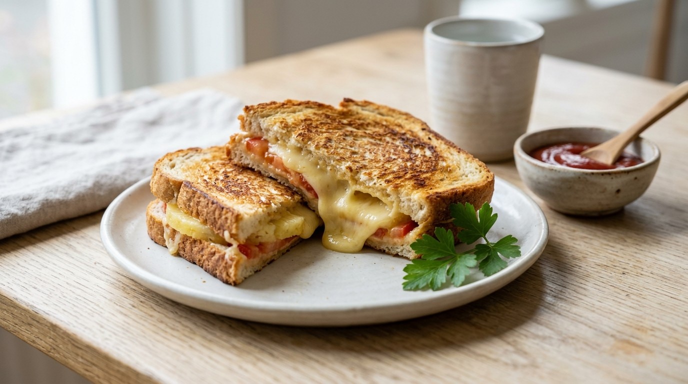 Tosti Ananas Kaas en Tomaat
